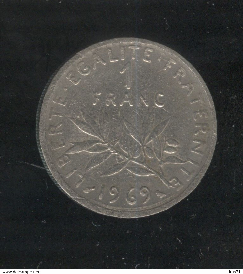 Fausse 1 Francs 1969 - Exonumia - Abarten Und Kuriositäten