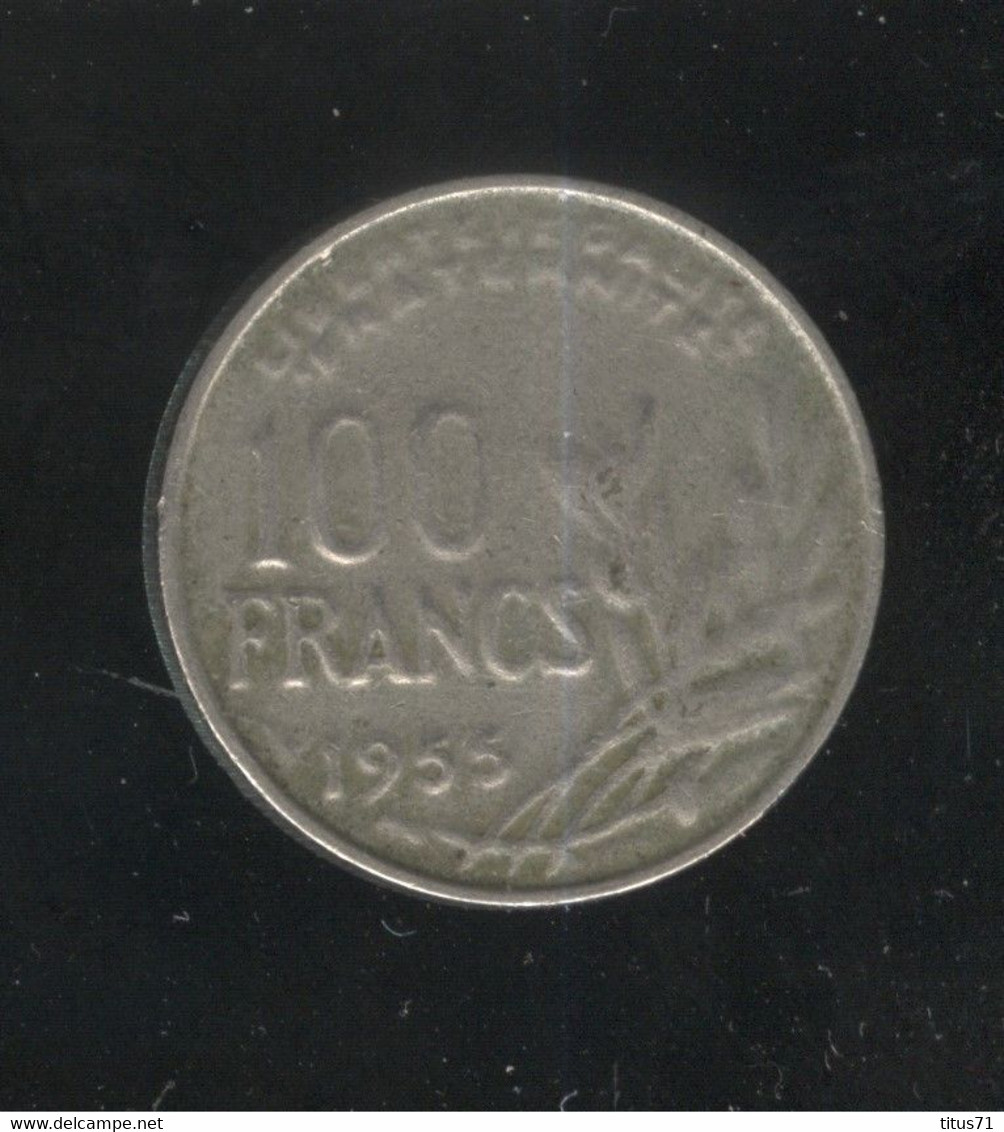 Fausse 100 Francs France 1955 - Moulée - Exonumia - Errores Y Curiosidades