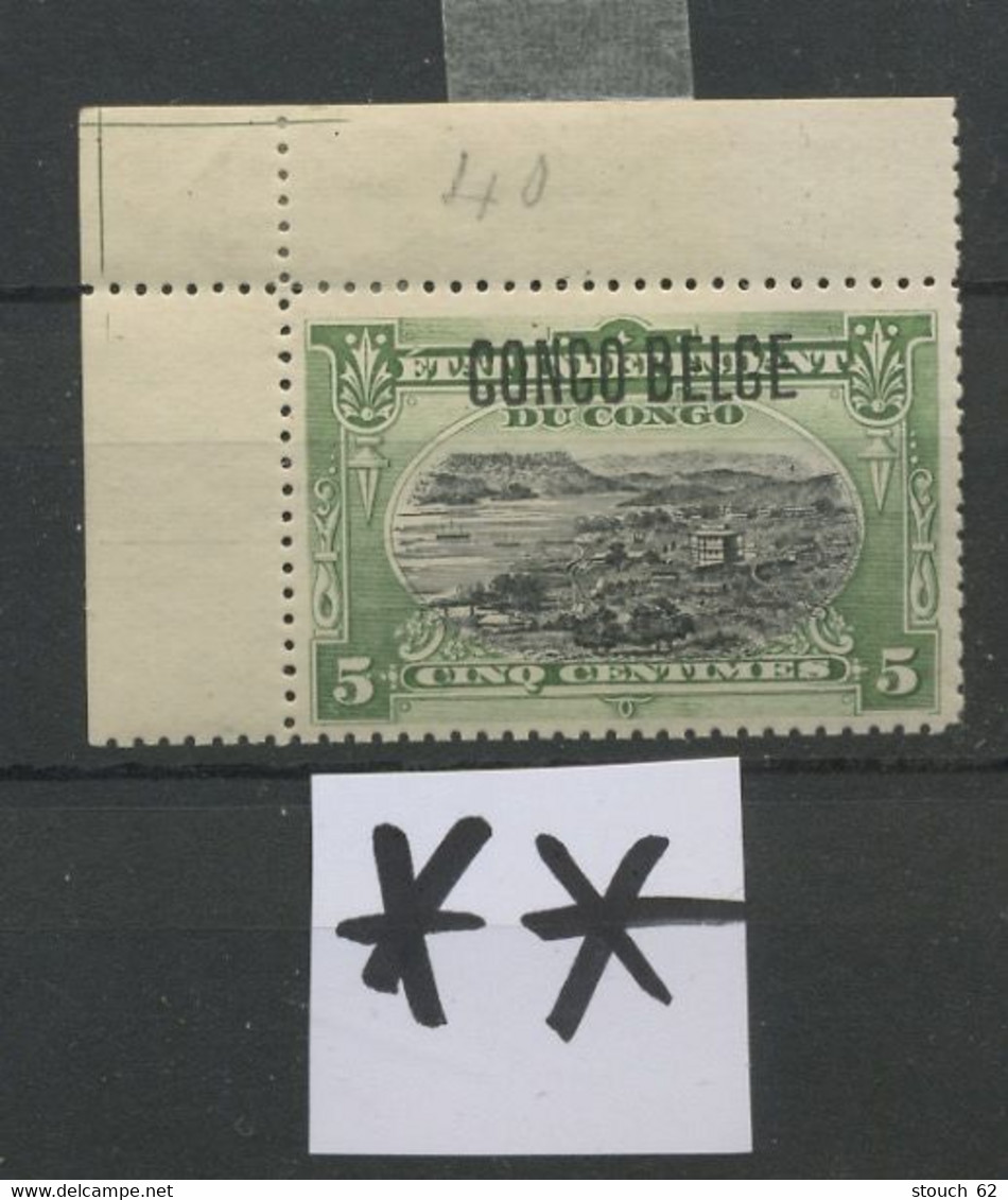 40  5c  Sans Charnière  ** Cote 48,-E - Unused Stamps