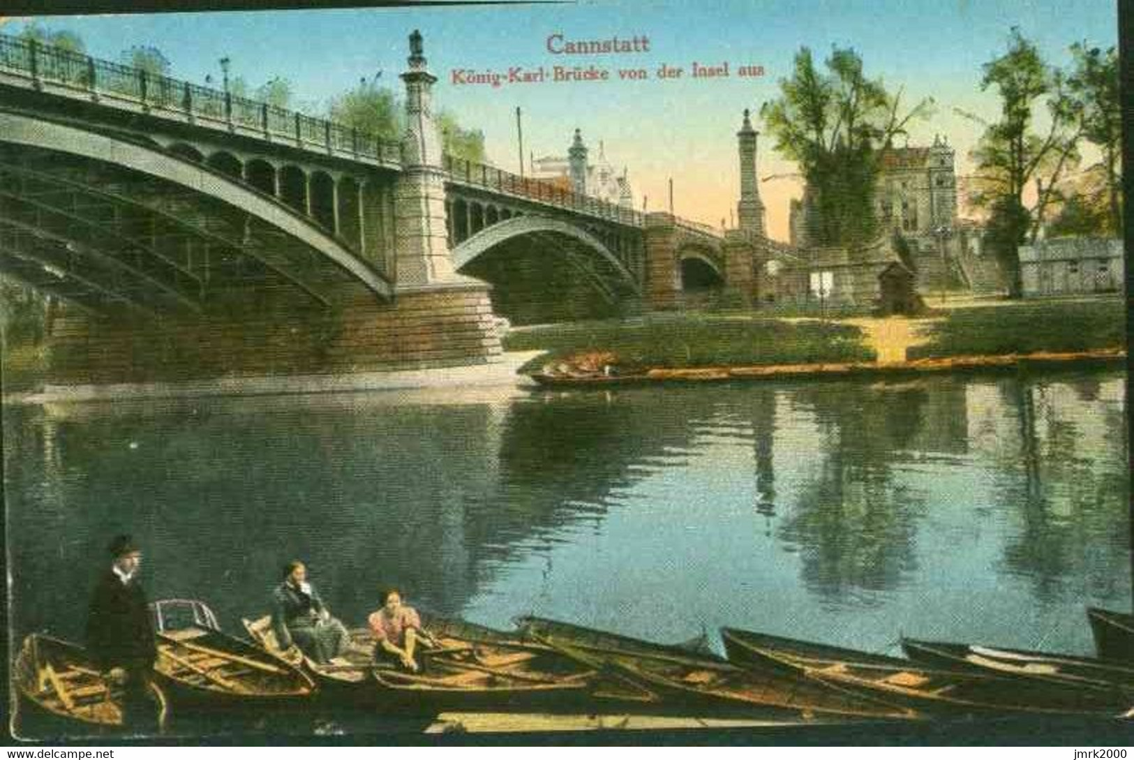 Cannstatt - Kong-Karl-Brucke Von Der Insel Aus - Stuttgart