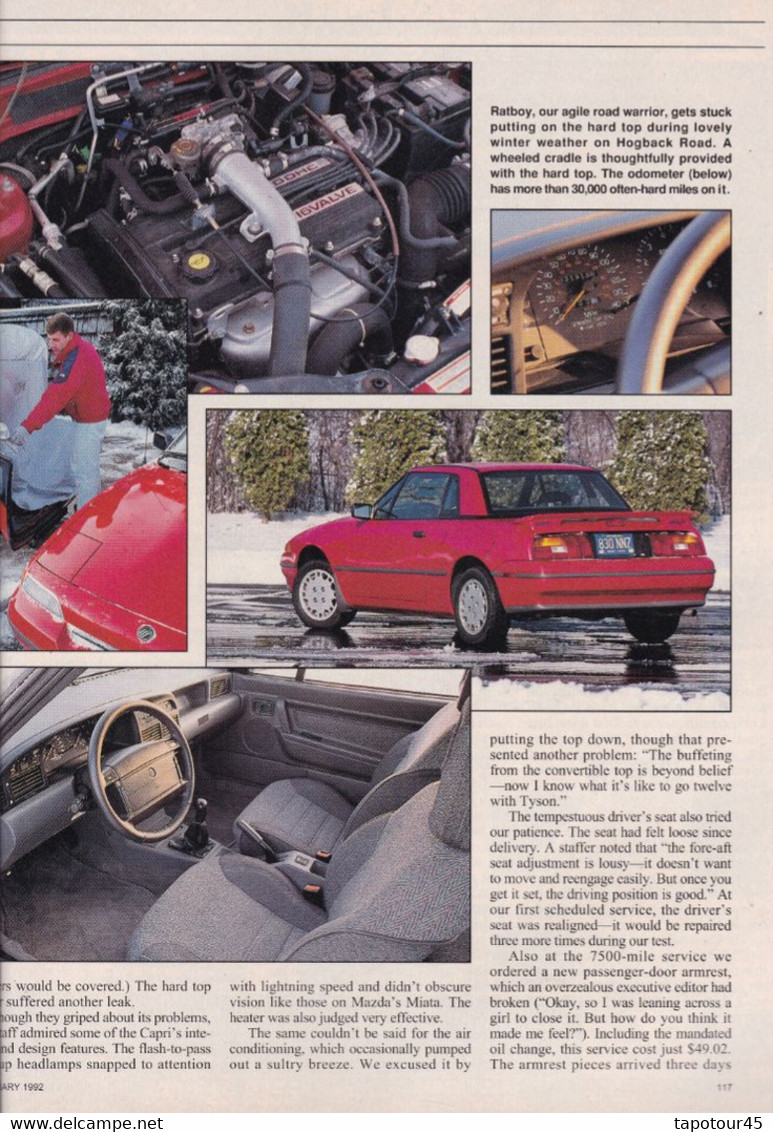 C 12) "Car And Deiver" 02/1992   (140 Pages   Fmt A 4) - 1950-Heden