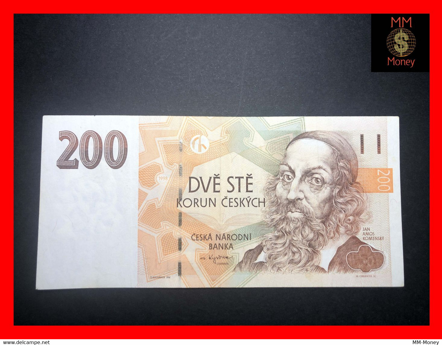 Czech Republic - CZECHIA  200 Kurun 1998  P. 19   VF - Tsjechië