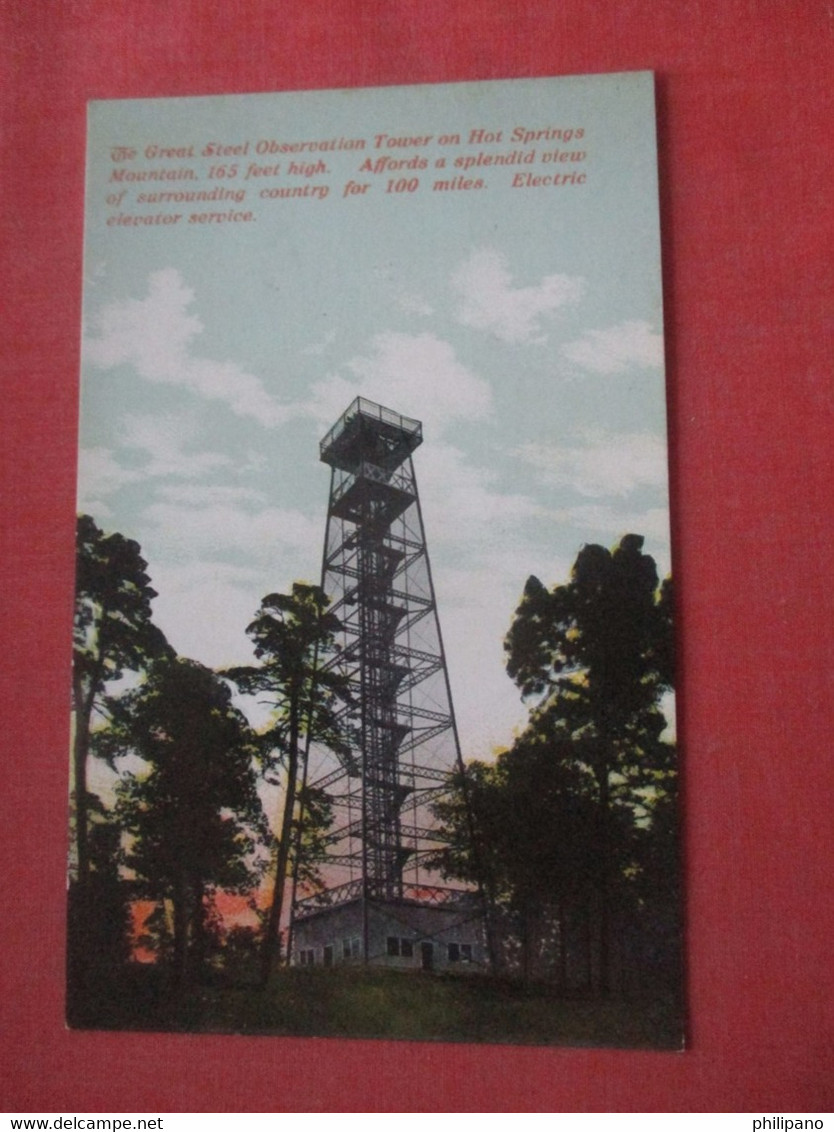 Giant Steel Observation Tower    - Arkansas > Hot Springs  >   Ref 4431 - Hot Springs