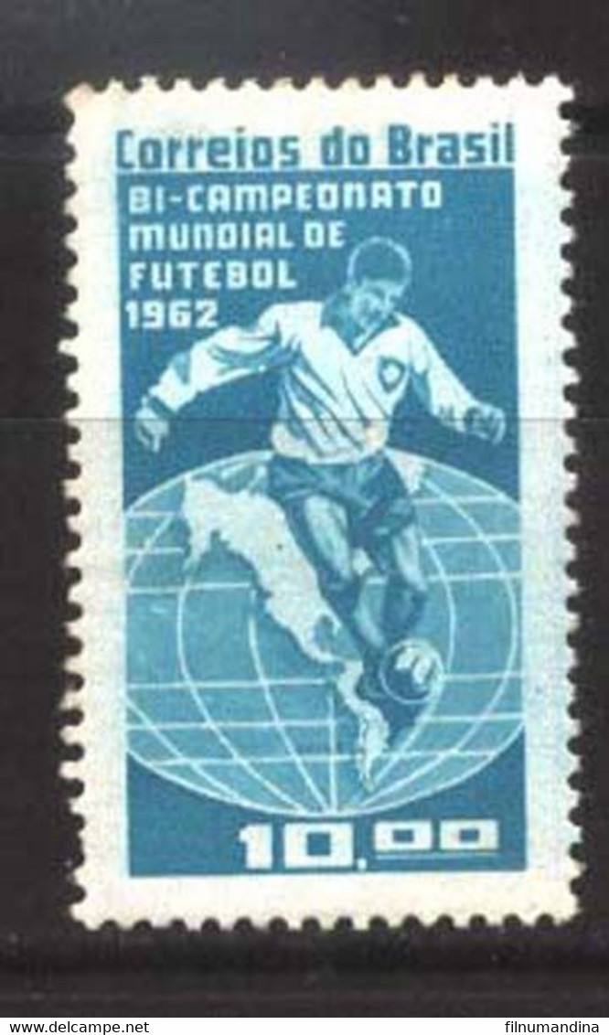 #9005 BRASIL BRAZIL1963 FOOTBALL SOCCER WORLD CUP 62 BICHAMPION   NEUF MNH POSTFRISCH - 1962 – Chile