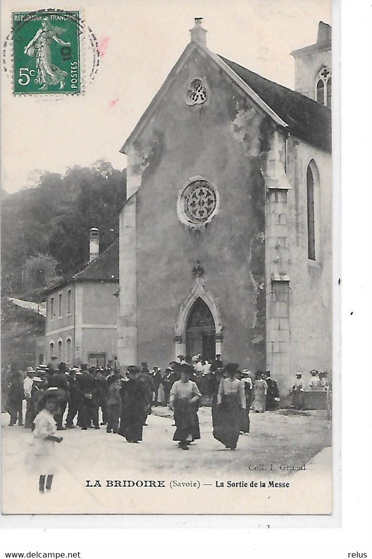 DEP. 73 LA BRIDOIRE - LA SORTIE DE LA MESSE Belles Oblitérations - Sonstige & Ohne Zuordnung