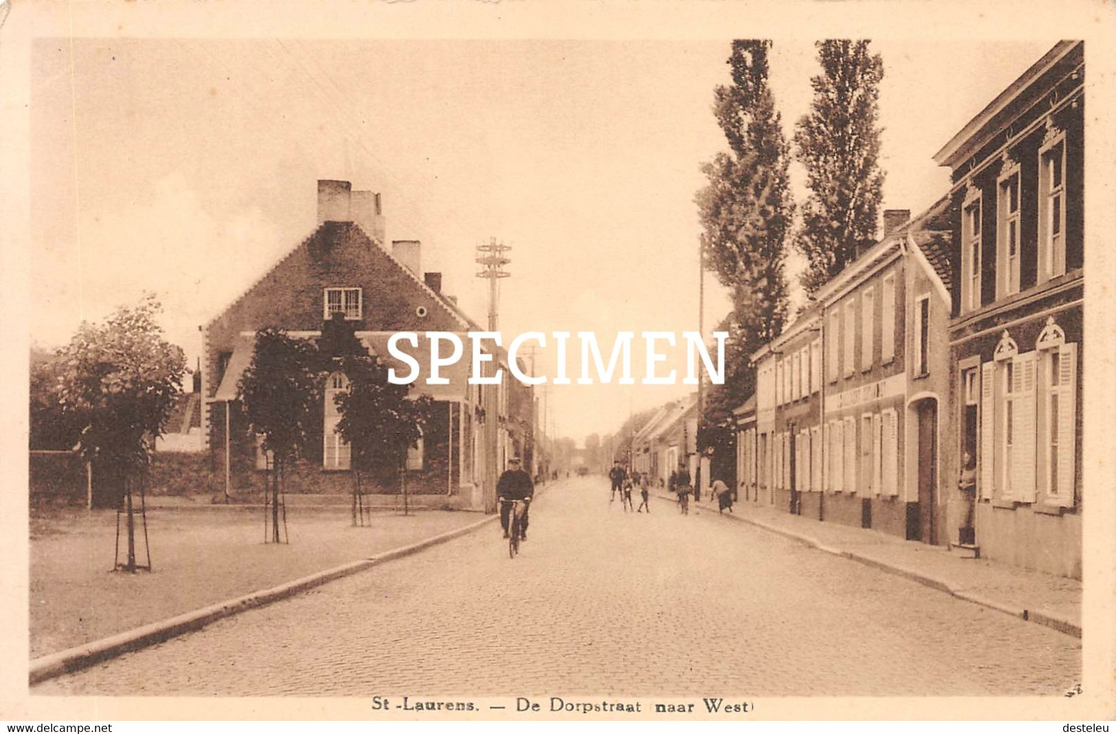 De Dorpstraat Naar West - Sint-Laureins - Sint-Laureins