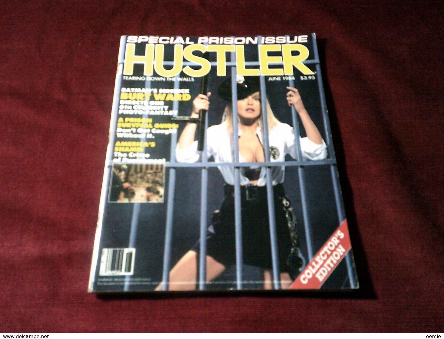 HUSTLER     June  1984  SPECIAL PRISON ISSUE   COLLECTOR'S COLLECTION - Männer