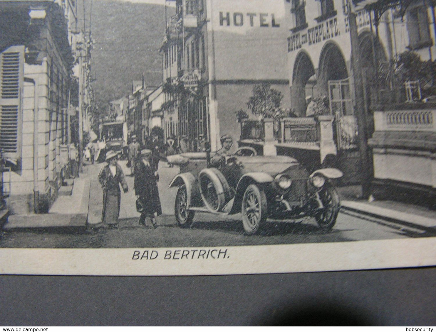 Bad Bertrich , Alte Karte Oldtimer  , Hotel - Bad Bertrich