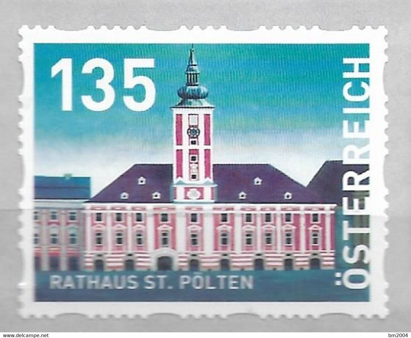 2020 Austria Österreich Mi.39 **MNH Mit Nr. 180   Rathaus St. Pölten  Dispenserrollenmarken - Nuevos