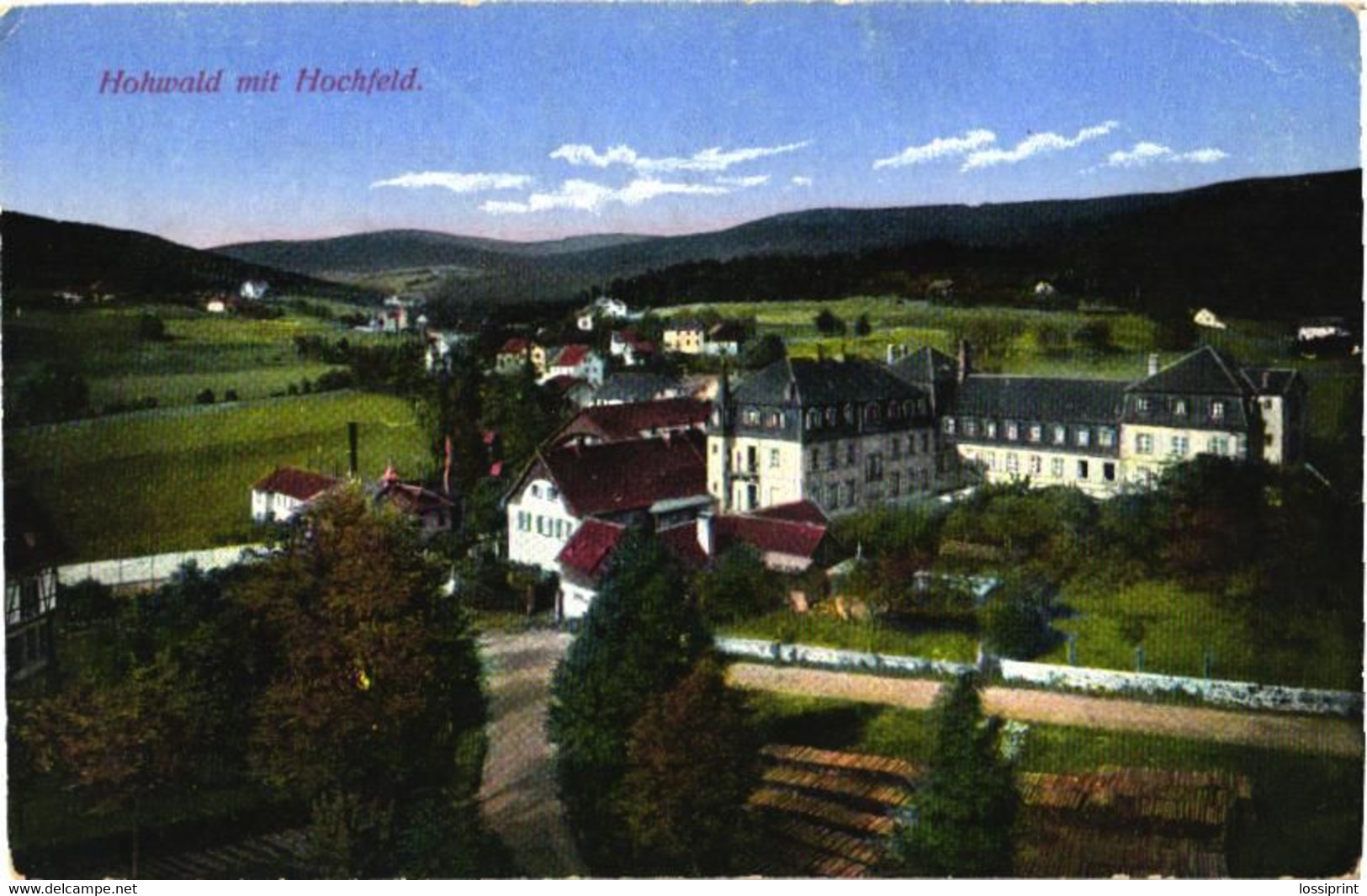 Germany:Hohwald Mit Hochfeld, Feldpost, Pre 1918 - Hohwald (Sachsen)
