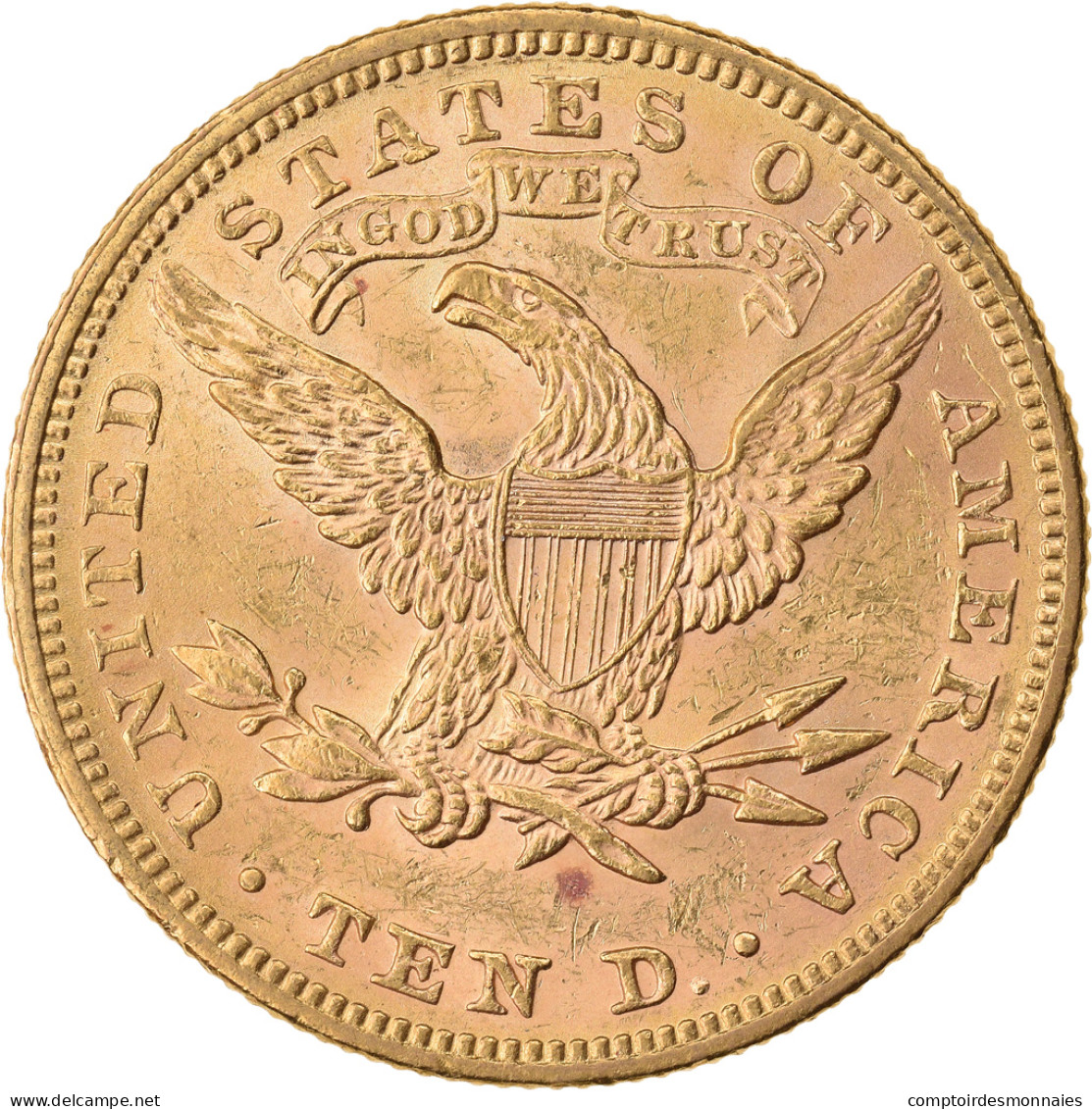 Monnaie, États-Unis, Coronet Head, $10, Eagle, 1895, U.S. Mint, Philadelphie - 10$ - Eagles - 1866-1907: Coronet Head (Tête Couronnée)