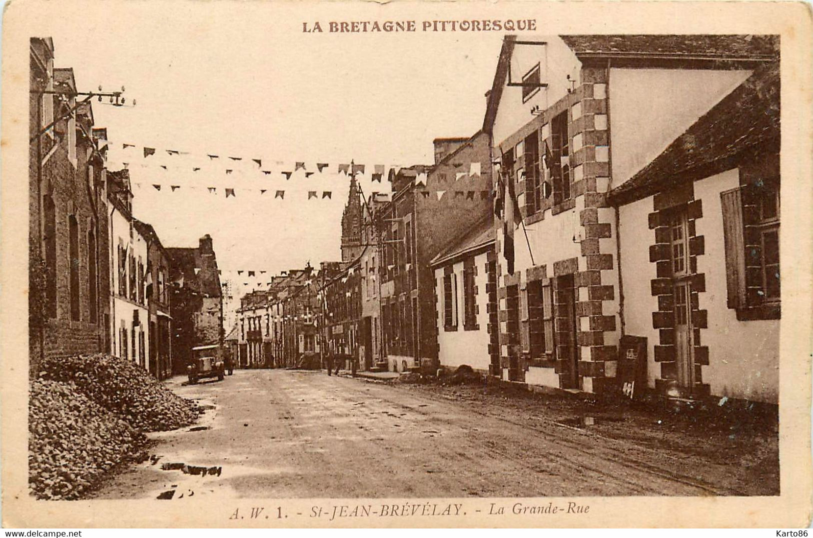 St Jean Brévelay * La Grande Rue - Saint Jean Brevelay