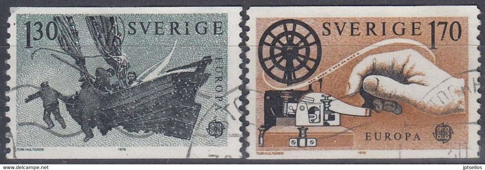 SUECIA 1979 Nº 1040/41 USADO - Used Stamps