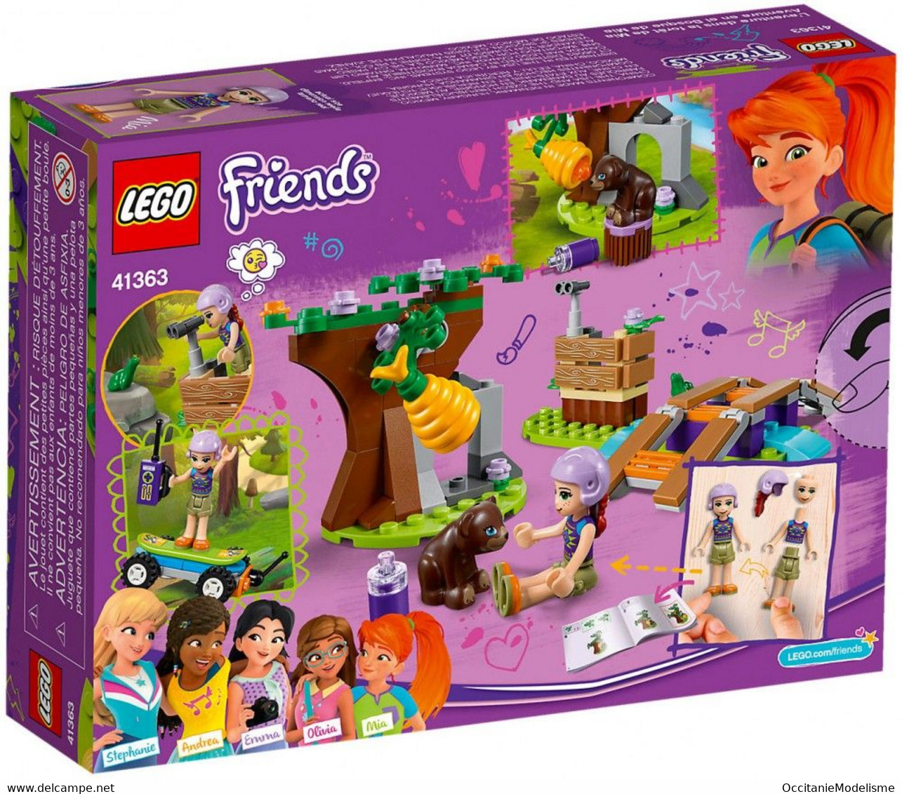 Lego Friends - L'AVENTURE DE MIA DANS LA FORET Mia's Forest Adventures Réf. 41363 NBO Neuf - Non Classés