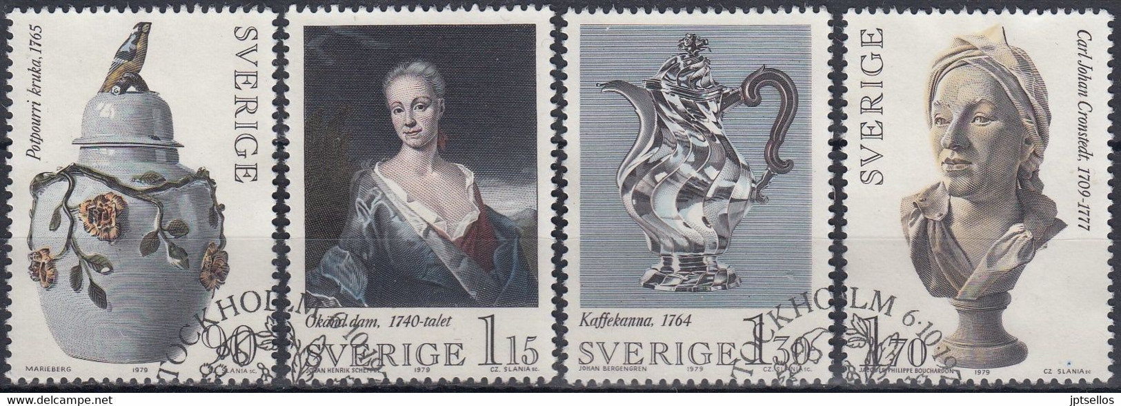 SUECIA 1979 Nº 1065/68 USADO - Used Stamps