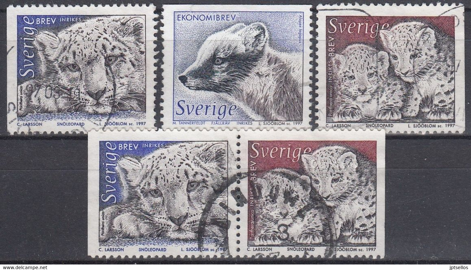 SUECIA 1997 Nº 1970/72 USADO - Used Stamps