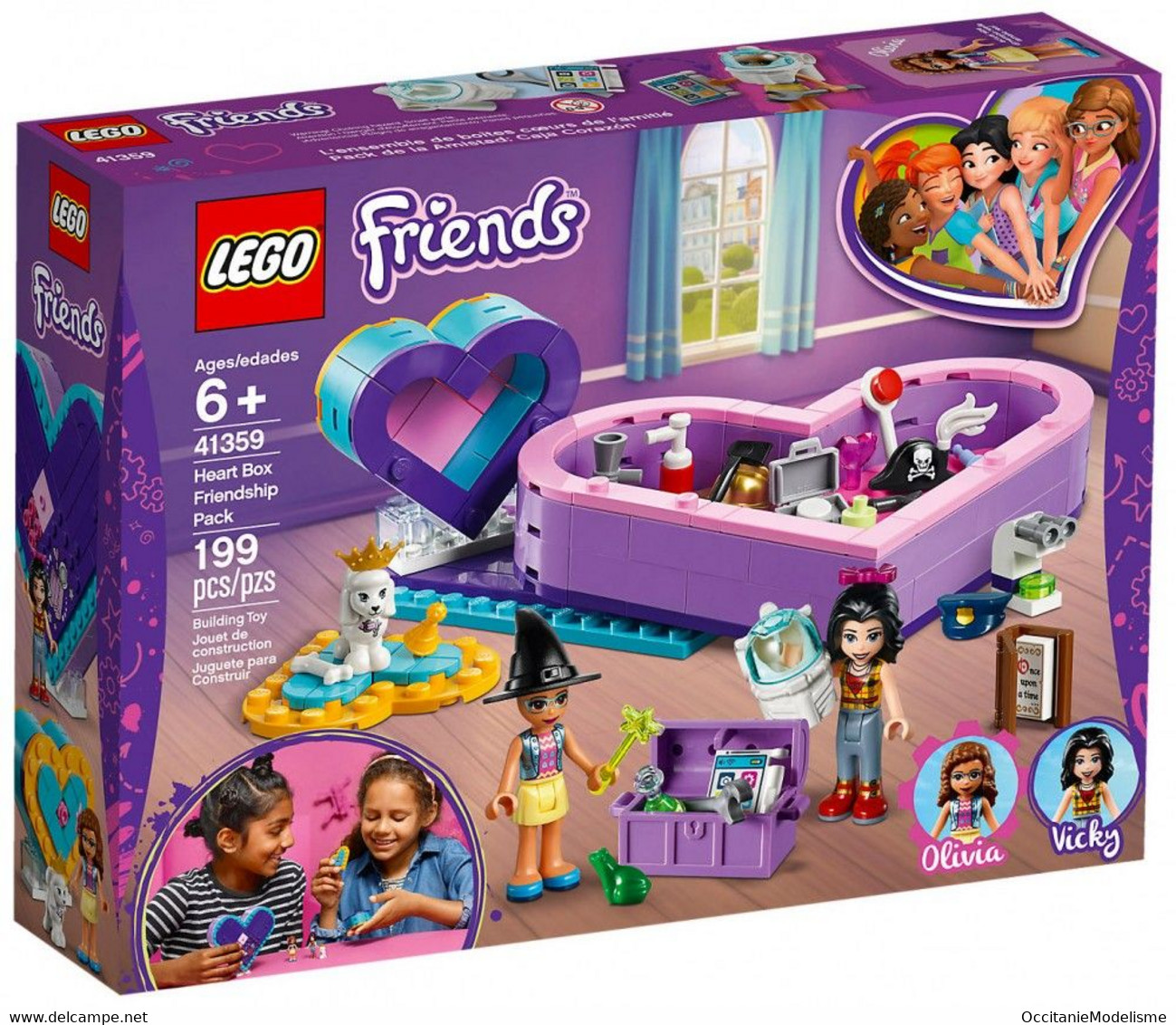 Lego Friends - LA BOITE DES COEURS DE L'AMITIE Heart Box Friendship Pack Réf. 41359 NBO Neuf - Non Classés