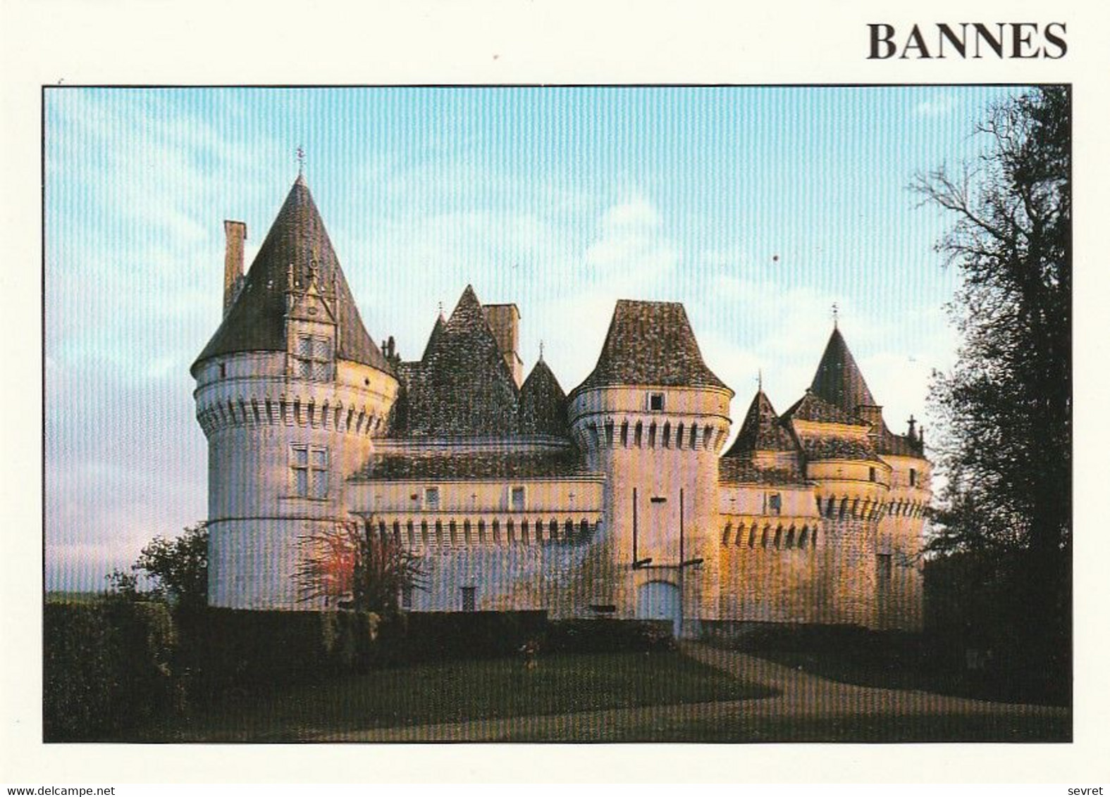 BANNES. - Le Château. CPM - Andere & Zonder Classificatie