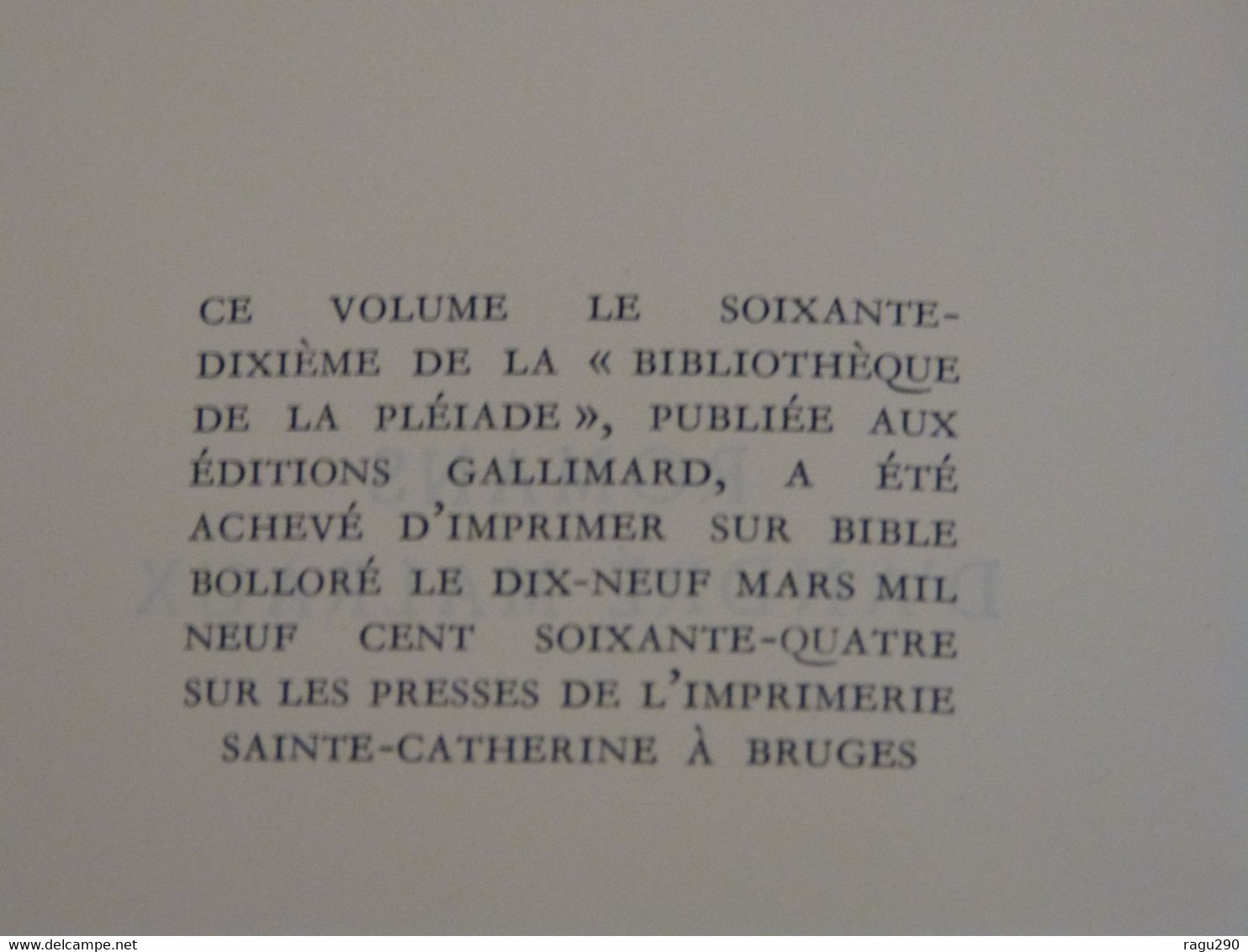 MALRAUX  -  ROMANS  -   éditions  LA PLEIADE - La Pléiade