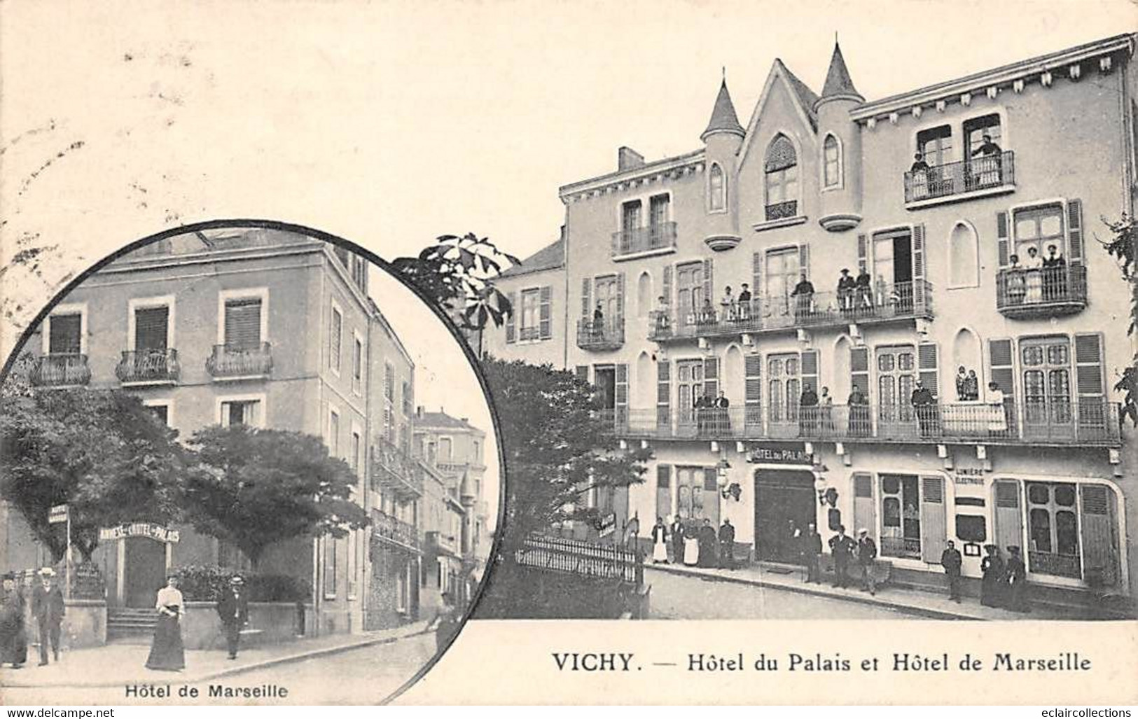 Vichy      03        Hôtel Du Palais Et Hôtel De Marseille           (voir Scan) - Vichy