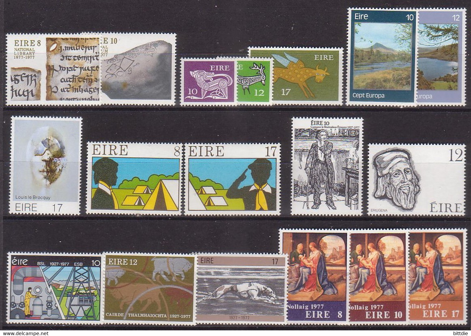 Irland , Jahrgang 1977 Kompl. , Xx  (4751) - Años Completos