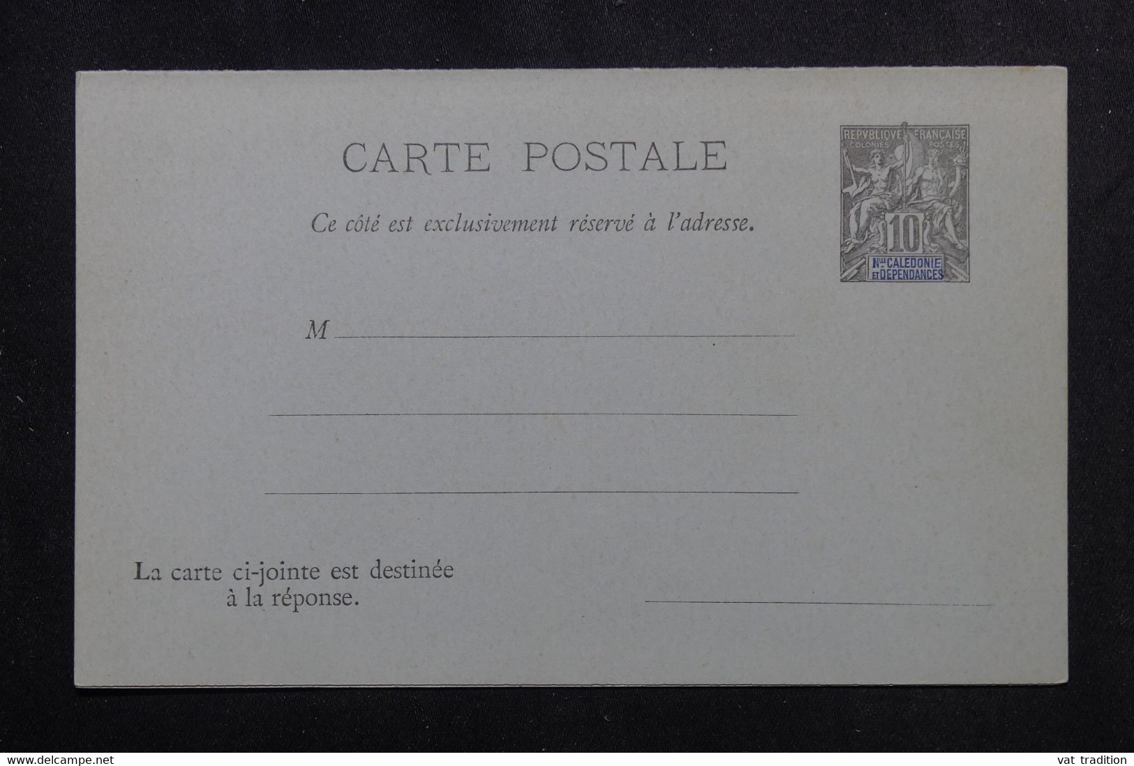 NOUVELLE CALÉDONIE - Entier Postal Type Groupe Avec Réponse , Non Circulé - L 73419 - Enteros Postales