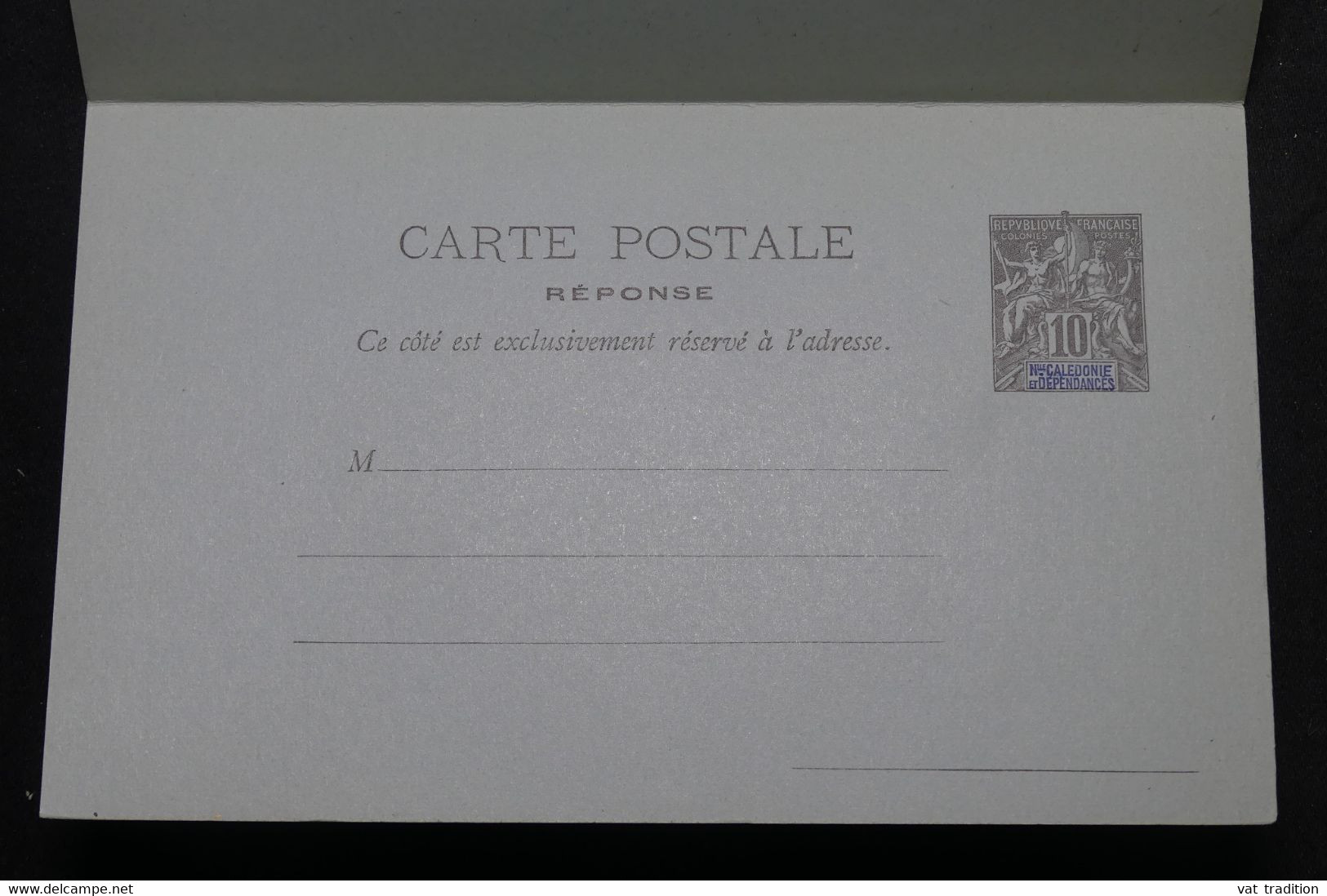 NOUVELLE CALÉDONIE - Entier Postal Type Groupe Avec Réponse , Non Circulé - L 73419 - Postal Stationery