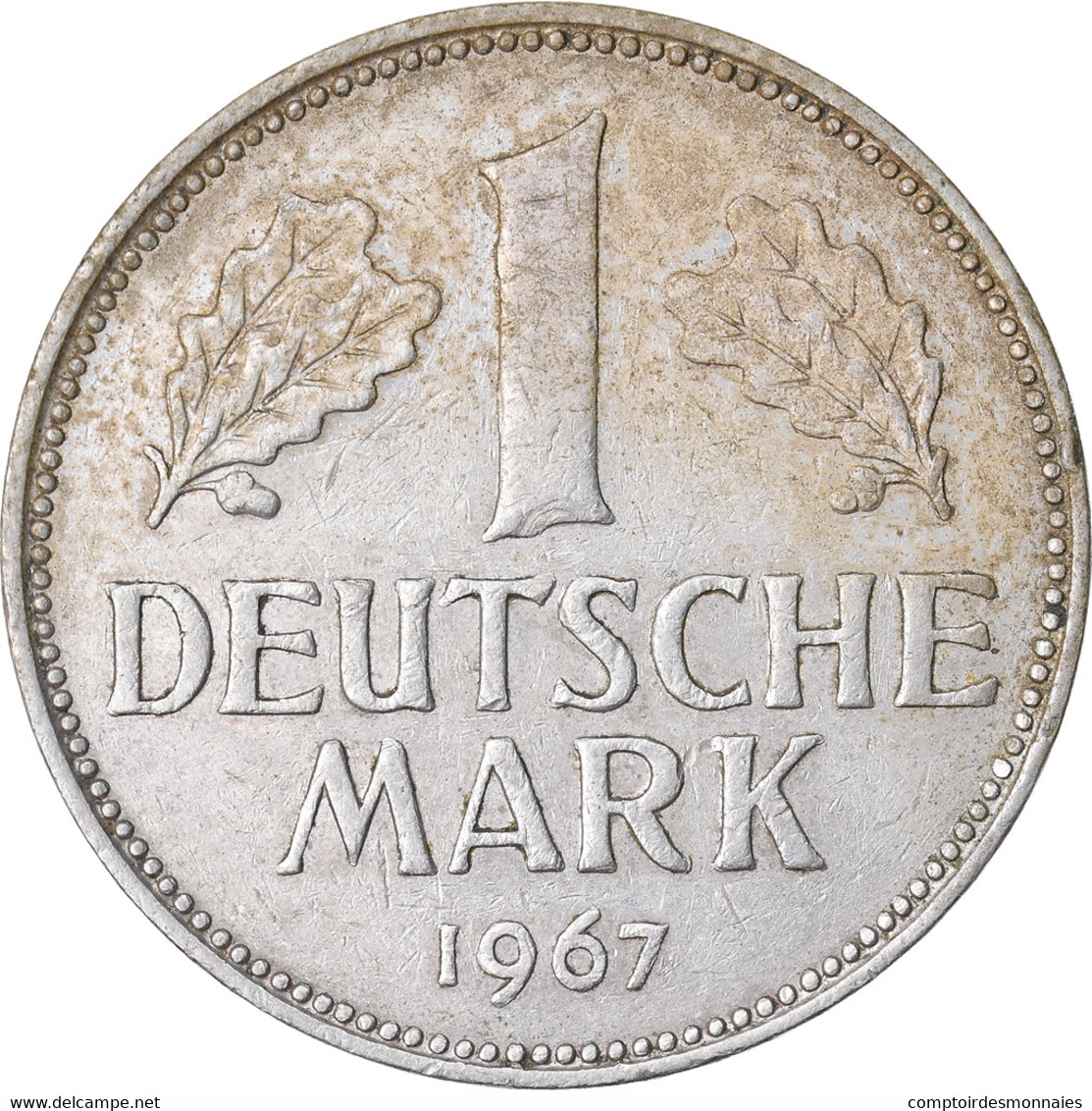 Monnaie, République Fédérale Allemande, Mark, 1967, Karlsruhe, TB+ - 1 Marco