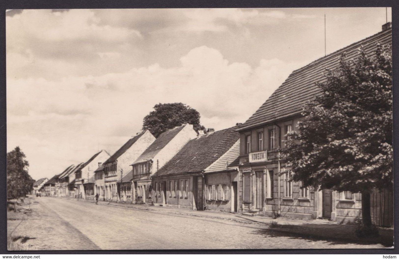 "Brück", Kreis Belzig, Hauptstr. Mit Konsum, Fotokarte, 1961 - Brueck