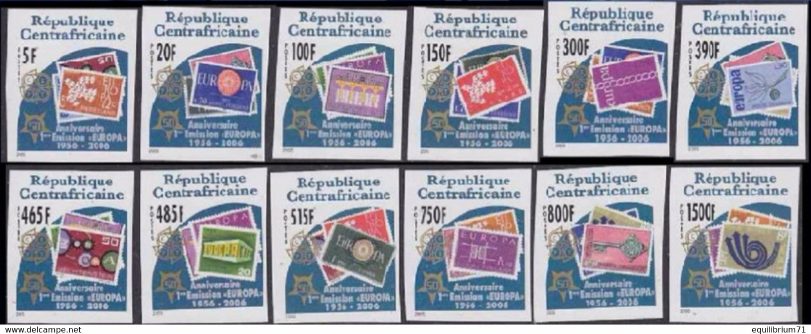 1871/1882**ND - Rép Centrafricaine - 50ème Anniversaire 1er émission Europa / 50e Verjaardag 1e Europa-uitgave - 2006