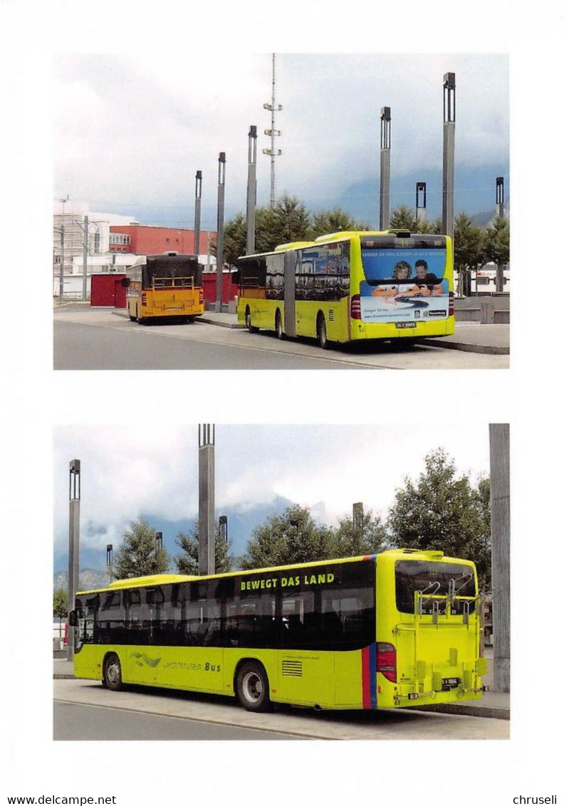 Sargans   Bahnhofplatz 2 Bild  Postauto Vaduz  Limitierte Auflage! - Sargans