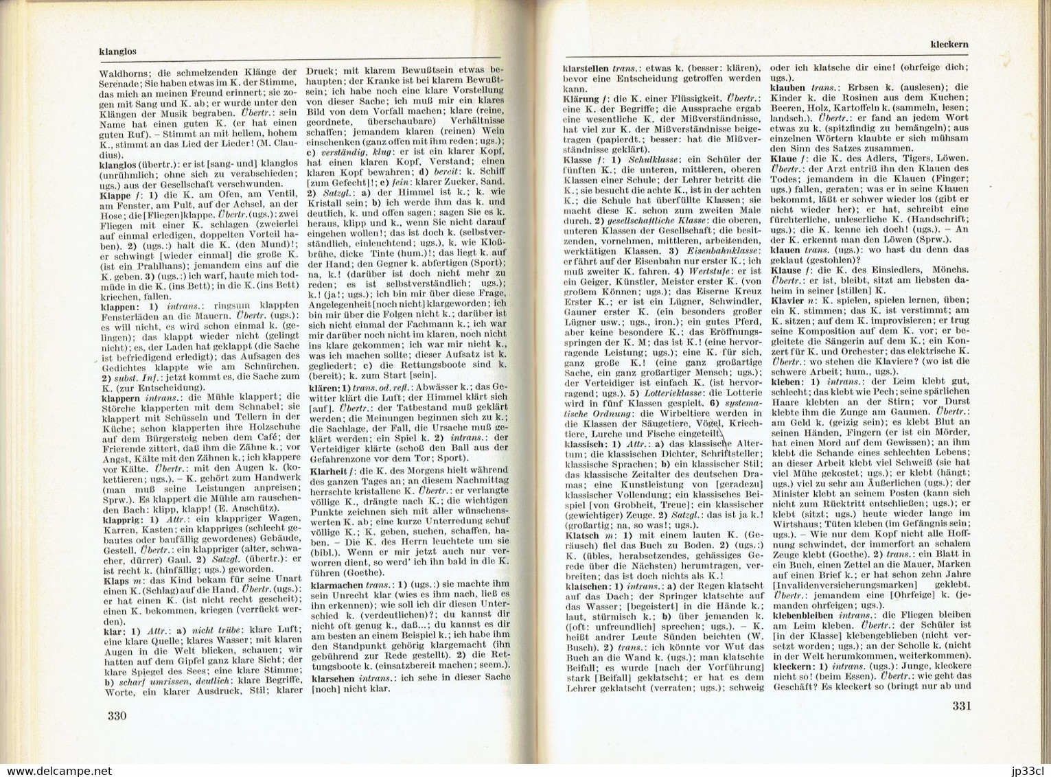 DER GROSSE DUDEN STILWÖRTERBUCH (Fünfte Auflage, 1963, 802 P.) - Dizionari