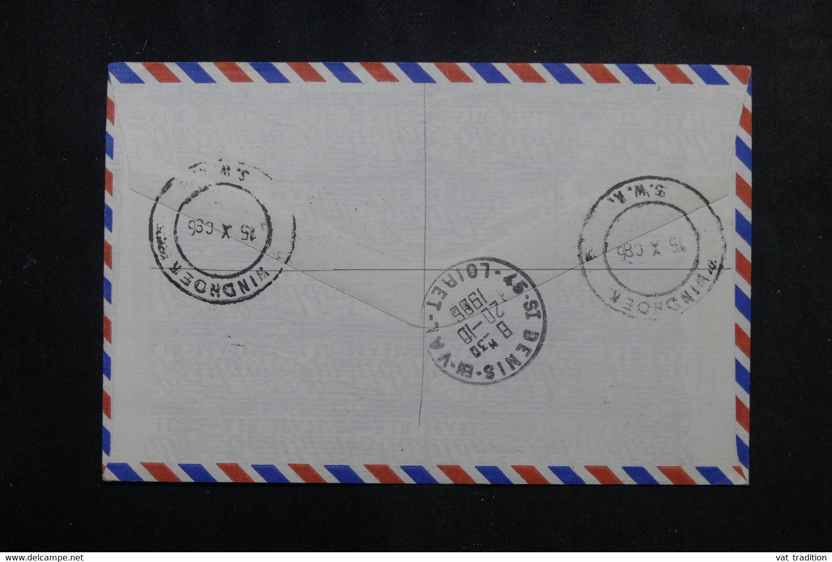 AFRIQUE DU SUD - Enveloppe En Recommandé De Windhoek Pour La France En 1986 - L 73473 - Storia Postale