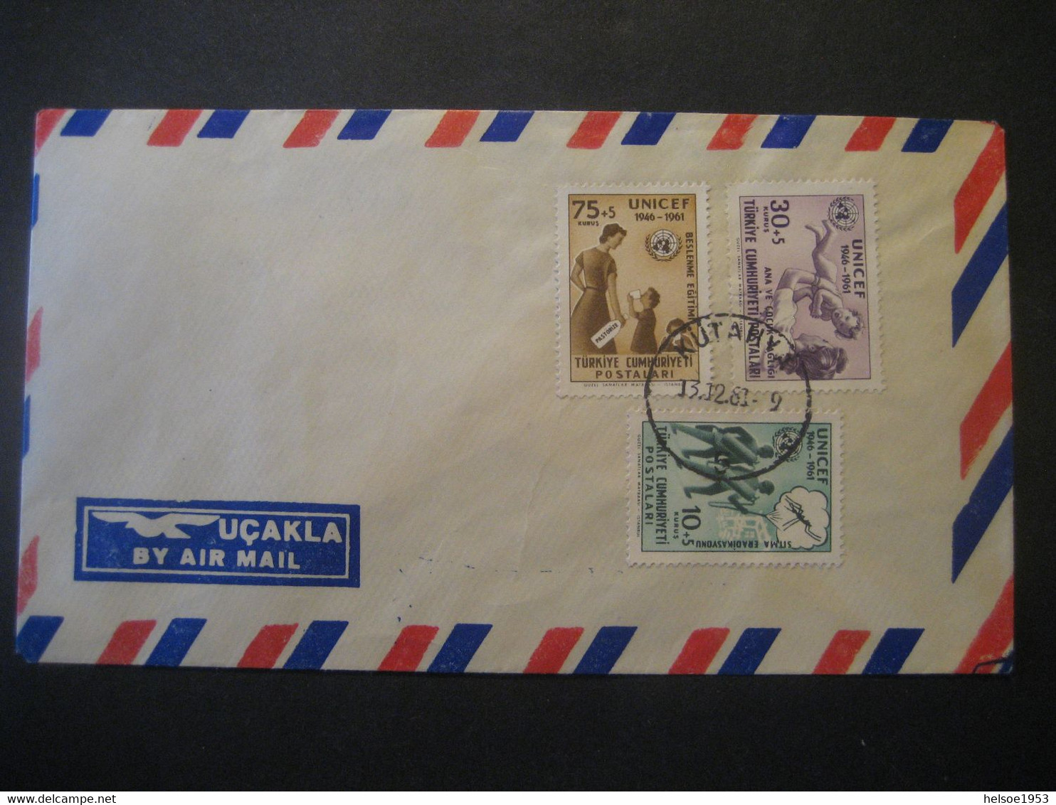 Türkei 1964- 2 Luftpost-Belege Mit Sondermarken - Poste Aérienne