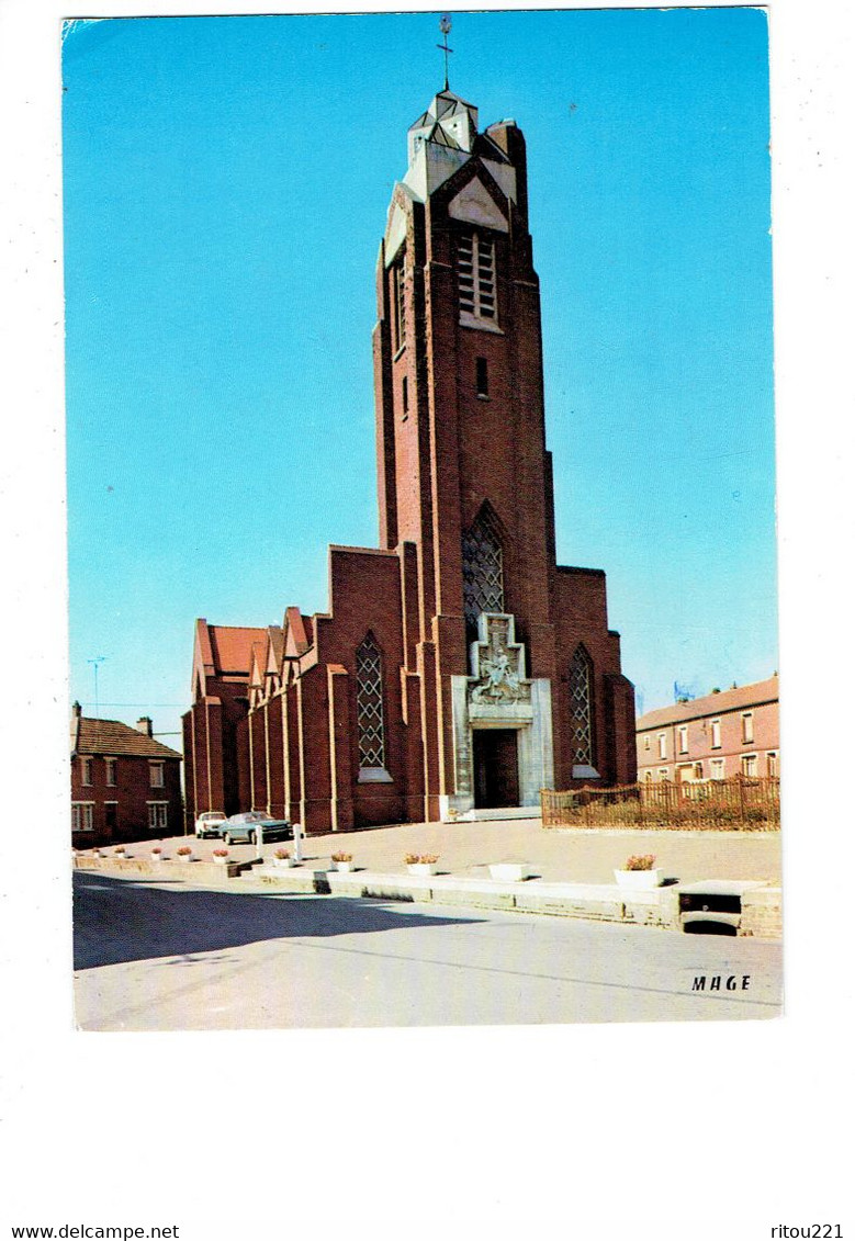 Cpm -  [80] Somme > Roisel - L'Eglise - 1982 - Voiture Ford Capri - - Roisel