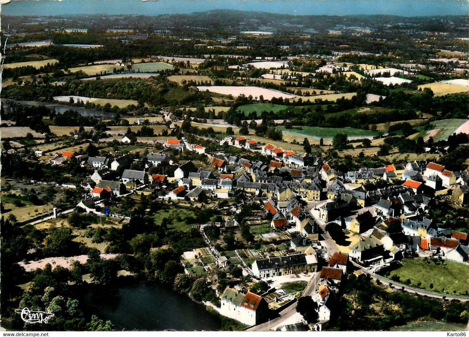 Chatelus Malvaleix * Vue Générale Aérienne - Chatelus Malvaleix