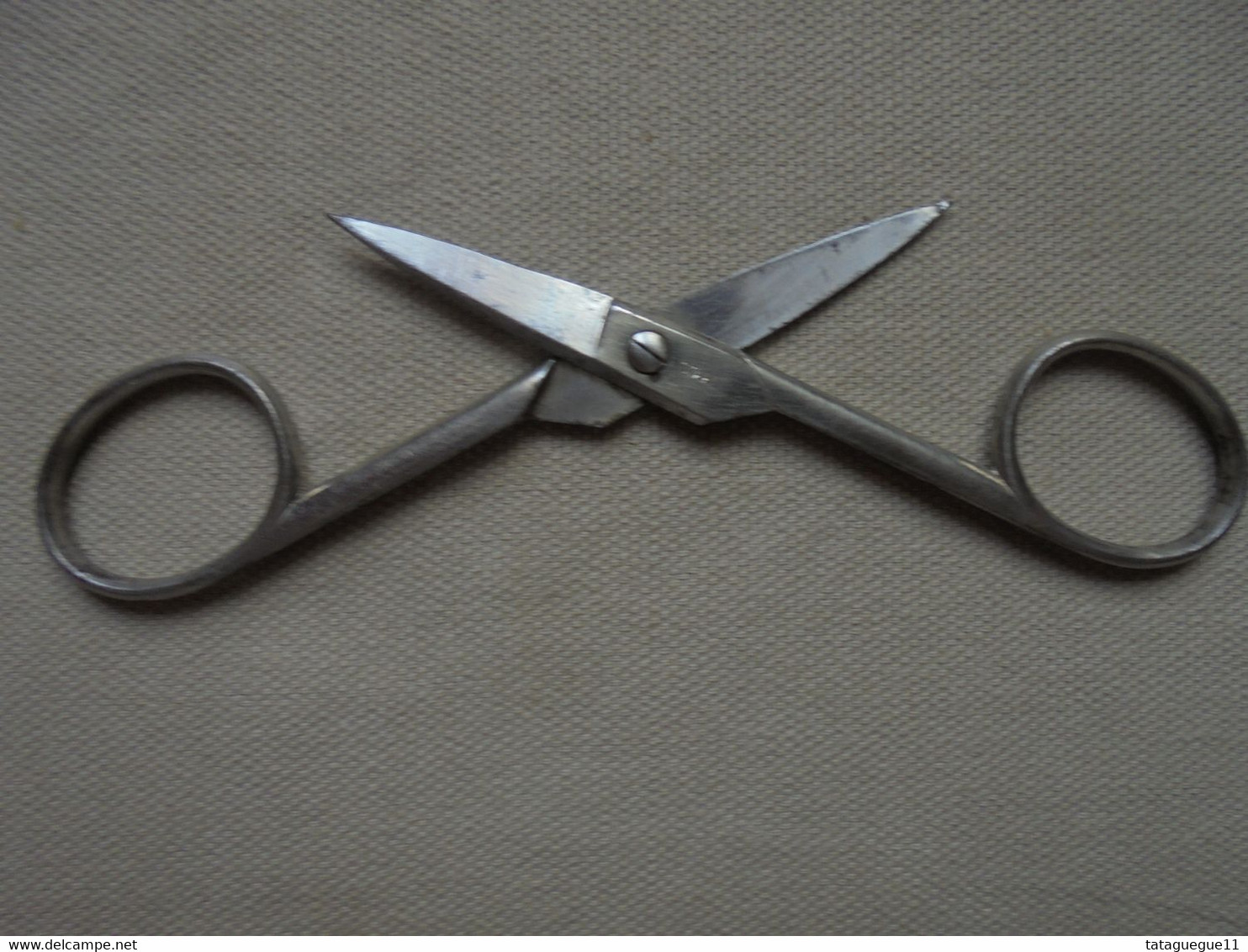 Ancien - Paire De Petits Ciseaux "Stahl" - Outils Anciens