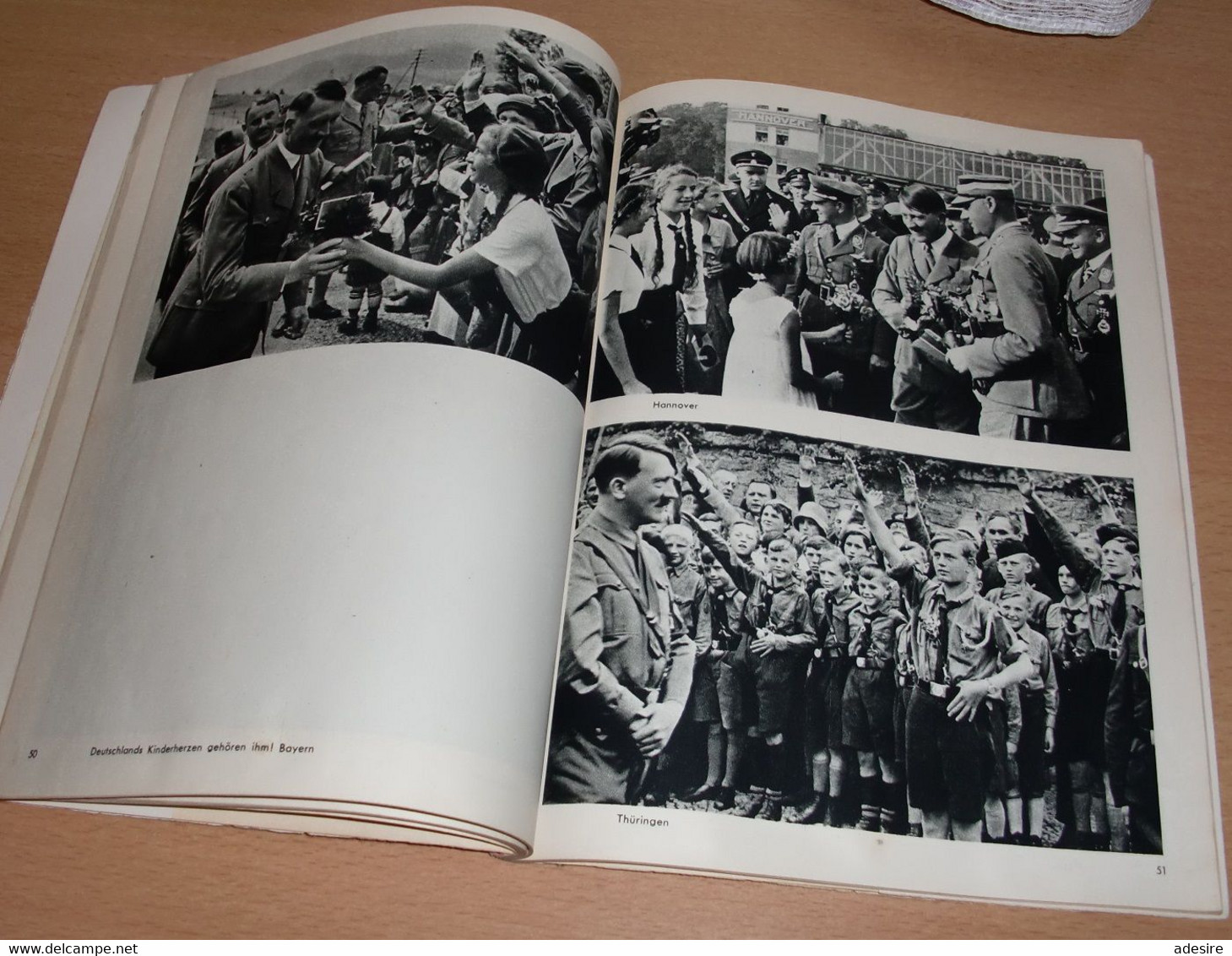 BUCH JUGEND UM HITLER, 96 Seiten, Viele Foto Abbildungen Siehe Bilder, Verlag Heinrich Hofmann Berlin, Umschlag Besc ... - 5. Guerre Mondiali