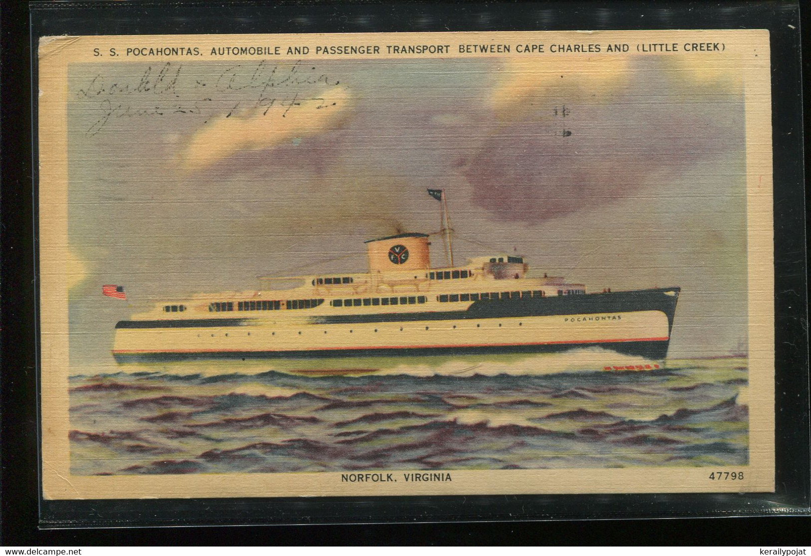 USA Norfolk S.S. Pocahontas -42__(1234) - Norfolk