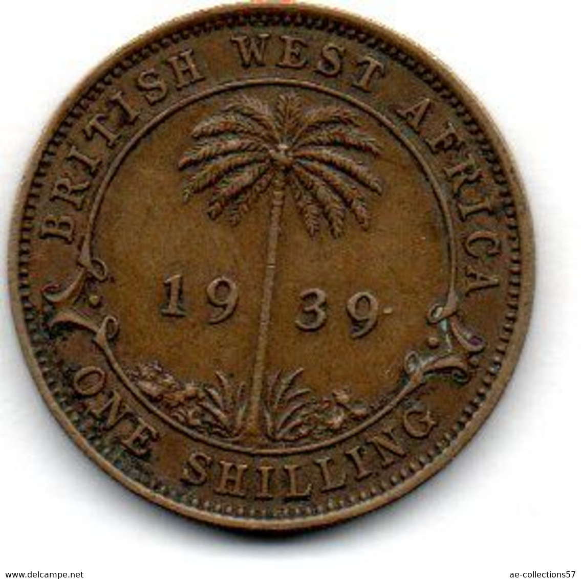 British West Africa  - 1 Shilling 1939  --  état  TTB - Colonias