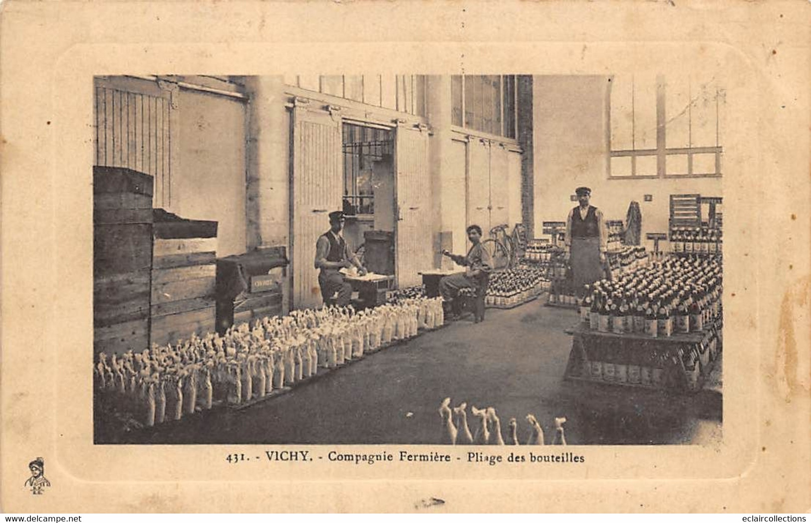 Vichy          03        Compagnie Fermière. Pliage Des Bouteilles     (voir Scan) - Vichy