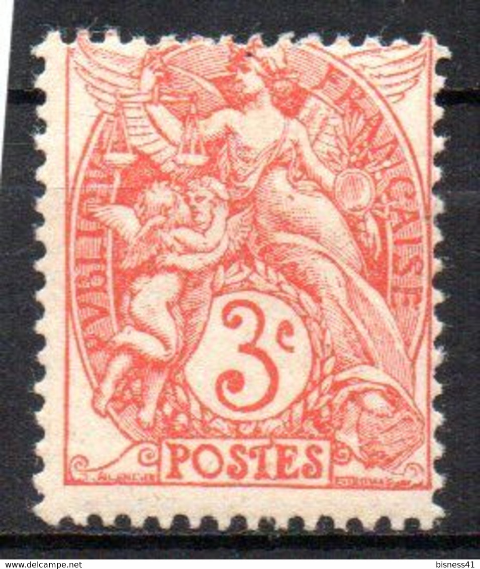 France Type Blanc N° 109 B Rouge  Neufs XX MNH - 1900-29 Blanc