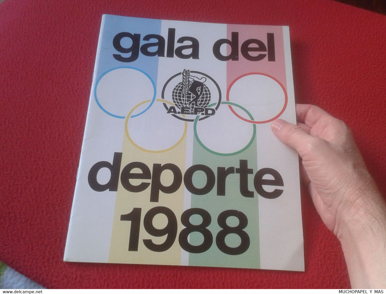 SPAIN ESPAGNE REVISTA CUADERNO PROGRAMA GALA DEL DEPORTE 1988 AEPD ASOCIACIÓN ESPAÑOLA DE LA PRENSA DEPORTIVA..VER SPORT - Other & Unclassified