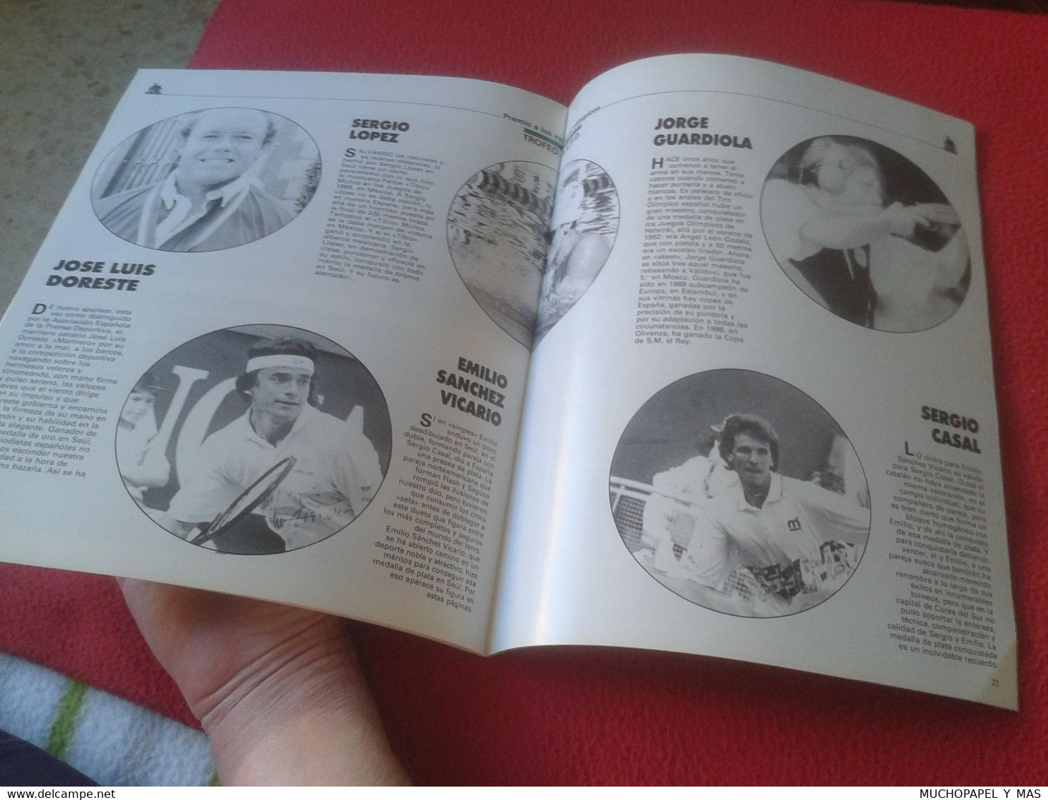 SPAIN ESPAGNE REVISTA CUADERNO PROGRAMA GALA DEL DEPORTE 1988 AEPD ASOCIACIÓN ESPAÑOLA DE LA PRENSA DEPORTIVA..VER SPORT