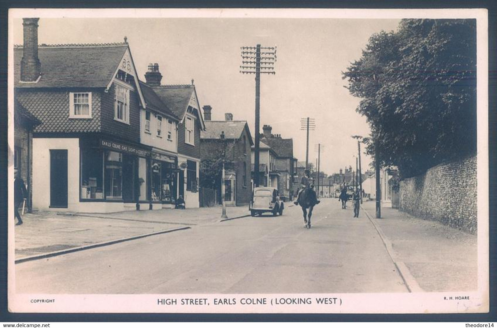 Essex High Street EARLS COLNE Looking West - Other & Unclassified