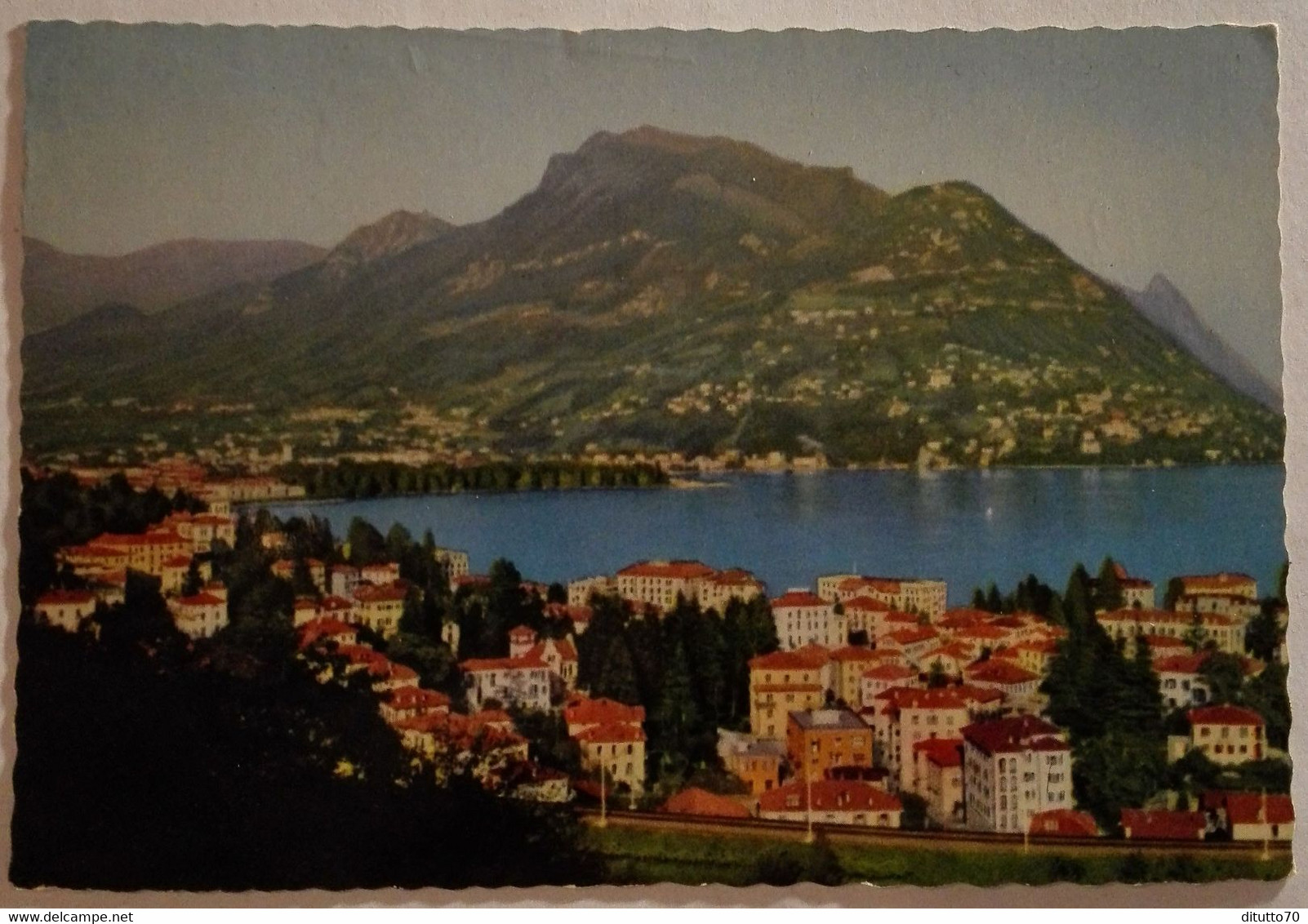 Lugano - Paradiso Mit Monte Bre - Formato Grande Viaggiata – E 17 - Paradiso