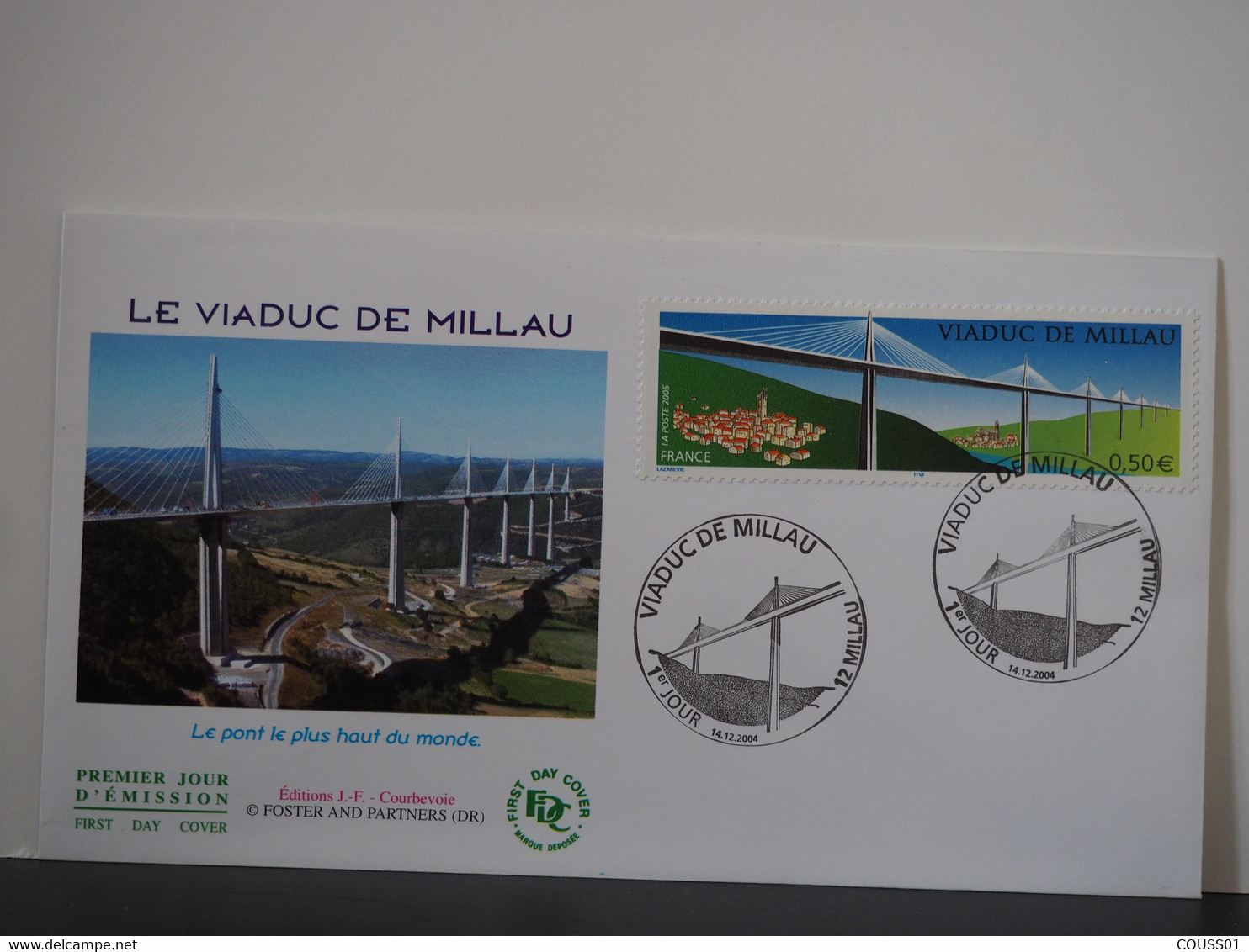 FDC Viaduc De Millau - Premier Jour, Millau (14/12/2004) - 2000-2009