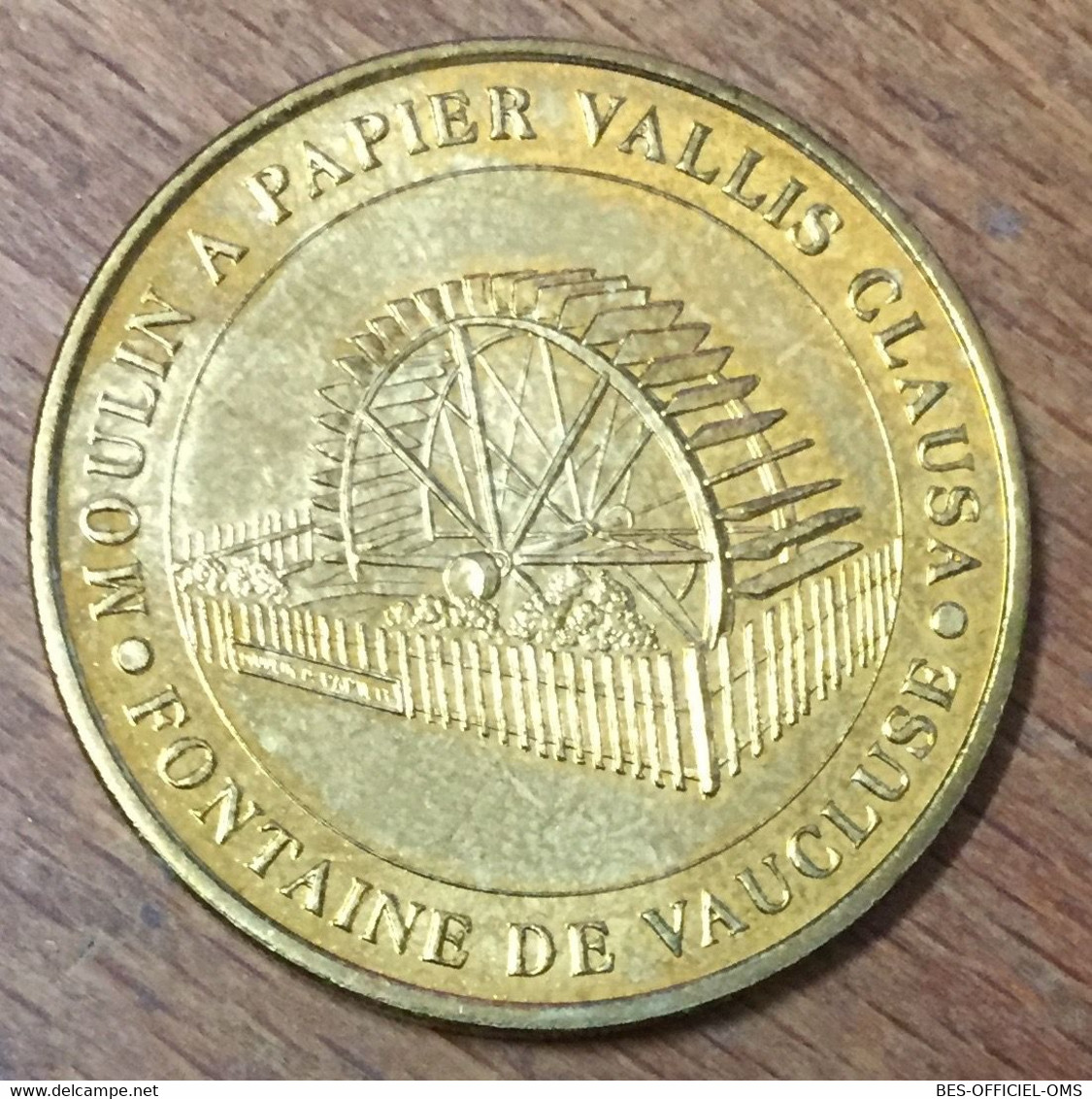 84 FONTAINE DE VAUCLUSE VALLIS CLAUSA MDP 2011 MÉDAILLE SOUVENIR MONNAIE DE PARIS JETON TOURISTIQUE MEDALS COINS TOKENS - 2011