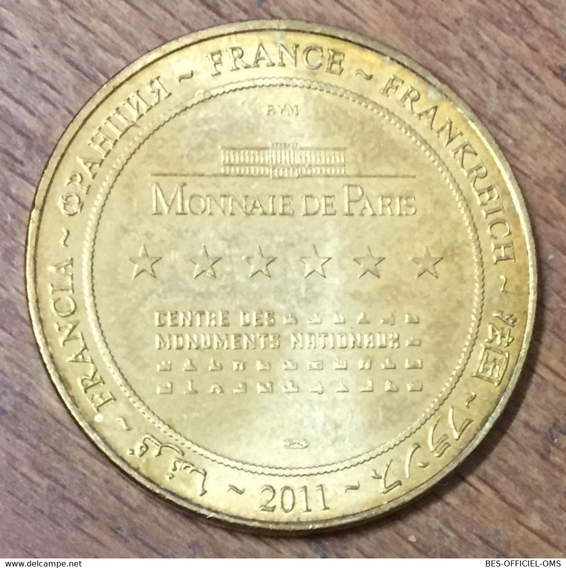 78 POISSY VILLA SAVOYE MDP 2011 MÉDAILLE SOUVENIR MONNAIE DE PARIS JETON TOURISTIQUE MEDALS TOKENS COINS - 2011