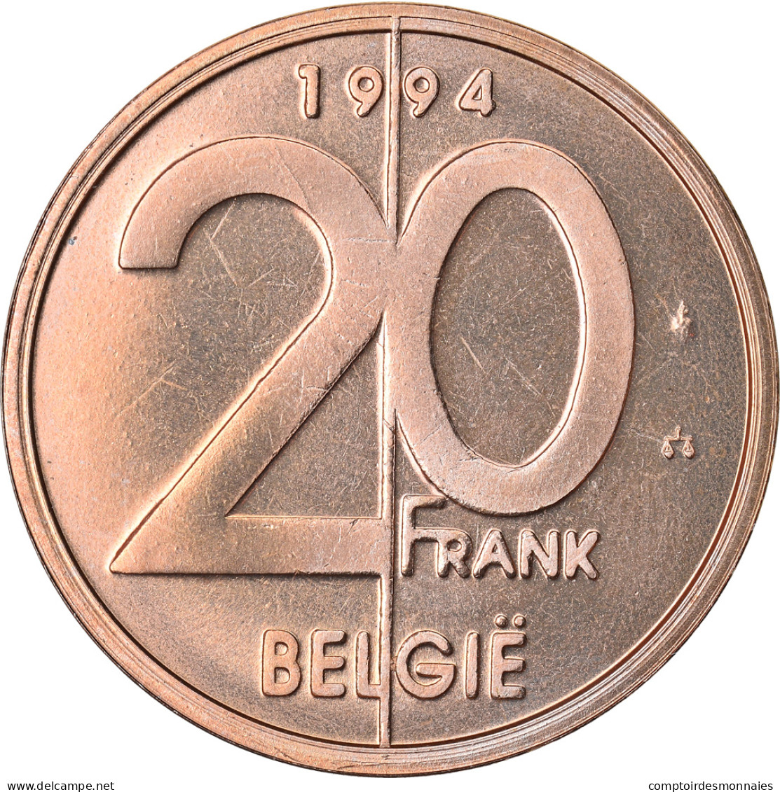 Monnaie, Belgique, Albert II, 20 Francs, 20 Frank, 1994, Bruxelles, FDC - 20 Frank